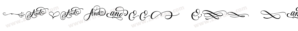 Filigrees and Ornaments ST字体转换